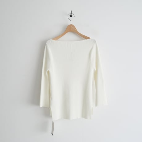 2022SS / 未使用 / L'Appartement / SLIT RIB KNIT PULLOVER / 22080560203010 / 2403-0794