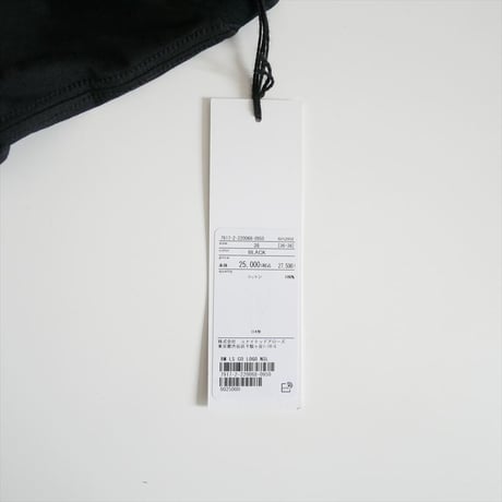 2025・人気完売品 未使用 BLAMINK コットンロゴノースリーブ 79172220068 2606-0484