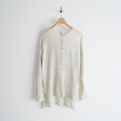 2023SS / Plage別注 / LES ATELIERS FRANCAIS DE CONFECTION / 別注 HENLY NECK L/SL シャツ / 2311-0536