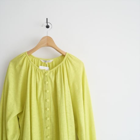 2025SS今季新作 / 未使用 / atelier naruse / cotton hemp gather cut&sewn cardigan / na-f07090 / 2503-1044