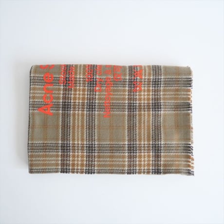未使用 / Acne Studios / Cassiar Check ストール / FN-UX-SCAR000110 / 2501-0550