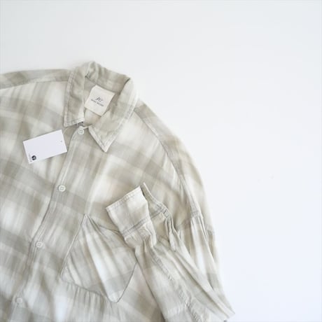 2024・人気完売品 / L'Appartement別注 / REMI RELIEF / CHECK 2 WAY SHIRT / 24050570004010 / 2509-0048