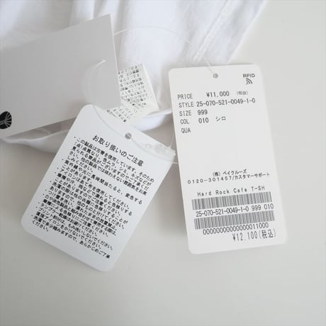 2025SS今季 / 未使用 / MUSE de Deuxieme Classe購入品  / Hard Rock Cafe / Hard Rock Cafe T-SH / 2506-0145