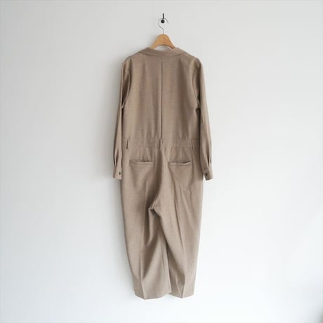 人気完売品 / Whim Gazette THE PAUSE テーラーカラージャンプスーツ WGZ1042109A0002 / 2604-0493