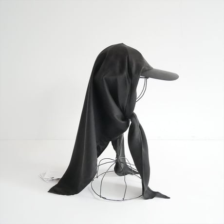 2026SS今季・人気完売品 / 未使用 / KIJIMA TAKAYUKI SILK SCARF DOCKING VISOR WYYY261029 / 2605-0977