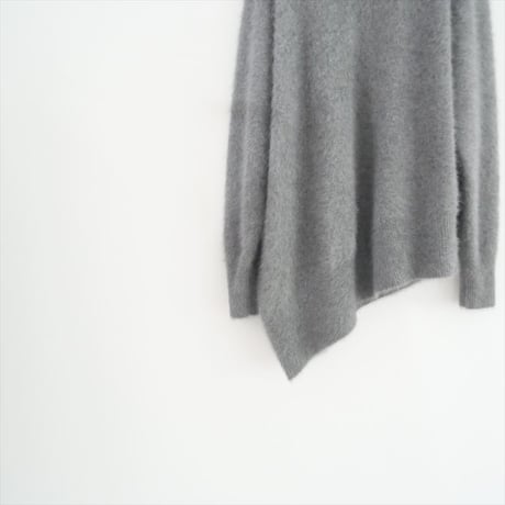 〇2024AW / Curensology / フォックスカシミヤアシメトリープルオーバー / CL406182ER / 2509-1028