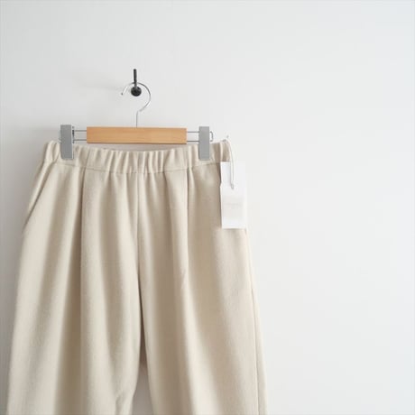 2023AW / evam eva / wool tuck pant / E233T183 / 2408-0405