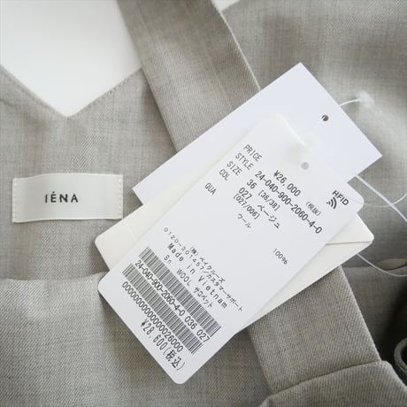 2024AW / 未使用 / IENA / Sn.ウール サロペット / 24040900206040 / 2504-0642
