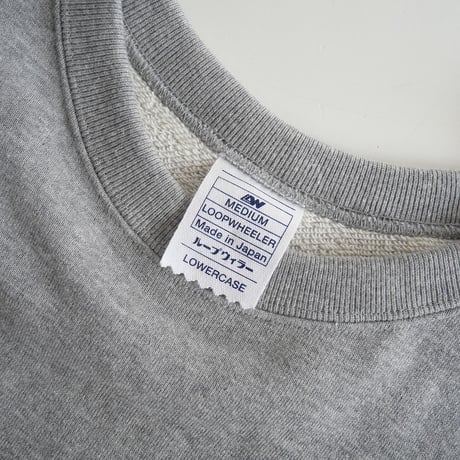 2022SS / L'Appartement別注 / LOOPWHEELER x LOWERCASE / Half Sleeve Sweat / 22070570004610 / 2311-0117