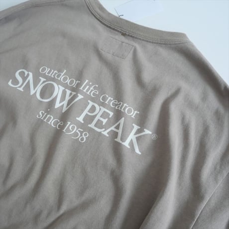 2023SS / 未使用 / JOURNAL STANDARD relume別注 / Snow Peak / RE Classic Logo Printed　ワンピース / 2402-0694