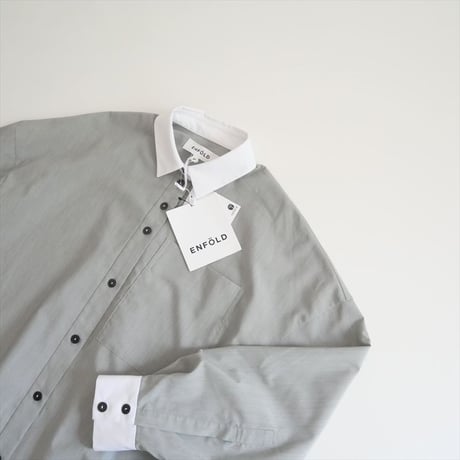 2025SS今季・人気完売品 / 未使用 / ENFOLD / CLERIC SHIRT DRESS / 300IS433-1371 / 2507-1256