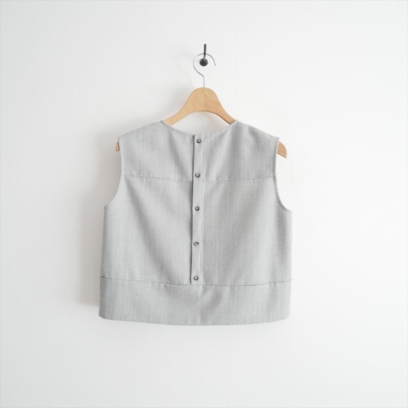 継続販売品 KEINA RITA CROPPED TOP in Gray KB251-055