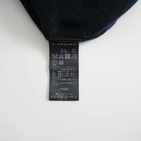 2023AW / MUSE de Deuxieme Classe / Cropped タートルネックプルオーバー / 23080520816030 / 2410-0728