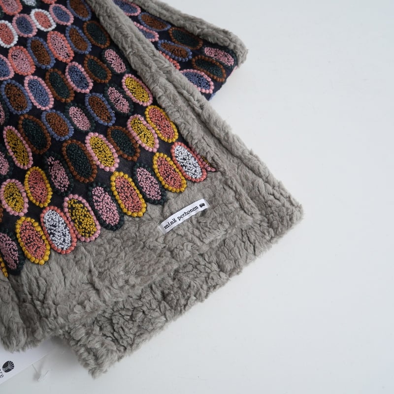 ミナペルホネン tarte ボアマフラー マフラータイプ】tarte・anemoneの