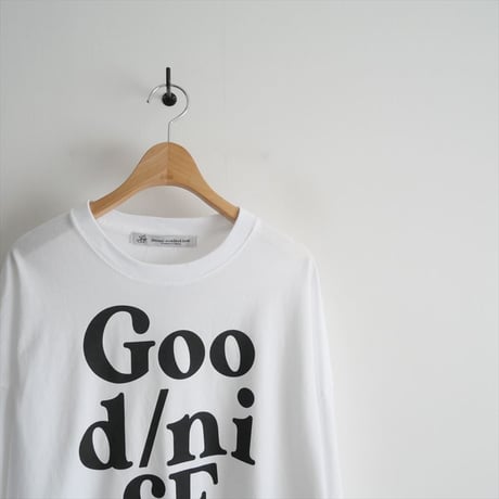 2023SS / 未使用 / journal standard luxe / プリントロンT(Good/nicE) / 23070440220040 / 2404-0755