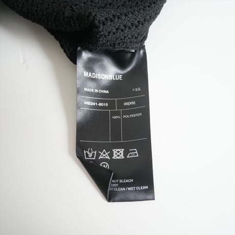 継続販売品 / MADISONBLUE / BIG KNIT V CD MESH / MB241-8015 / 2505-2103