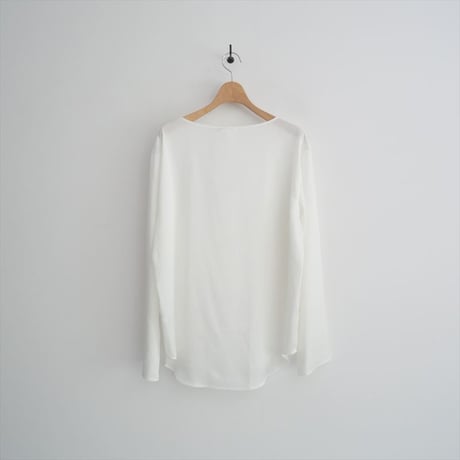 〇継続販売品 / Drawing Numbers / サテンボートブラウス / DNZ1041204A0003 / 2507-1393