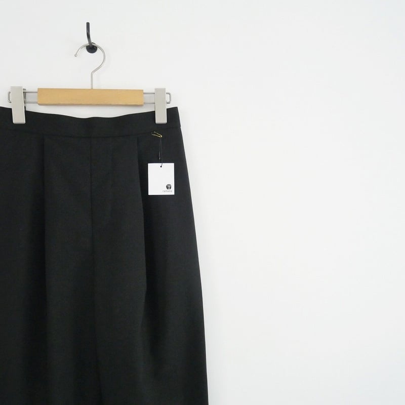 2021AW / ENFOLD / ハイツイストWool サイドベンツゴムジョッパーズ /