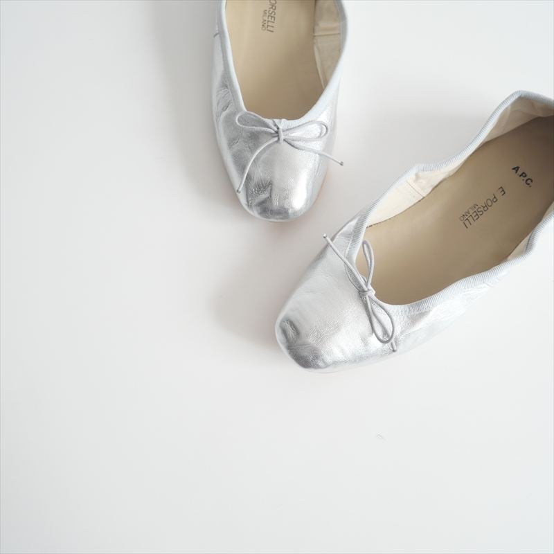 2022 / 未使用 / A.P.C.別注 / PORSELLI / BALLERINE シュ