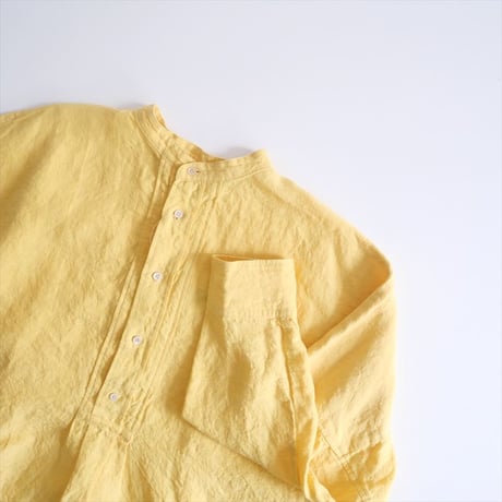 2022SS / 未使用 / journal standard luxe / 40リネン スタンドプルシャツ / 22050440021010 / 2505-0943