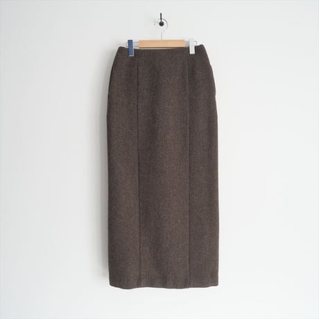 2024AW・人気完売品 / AURALEE / LAMA SHETLAND WOOL TWEED SKIRT / A24AS07LS / 2501-0288