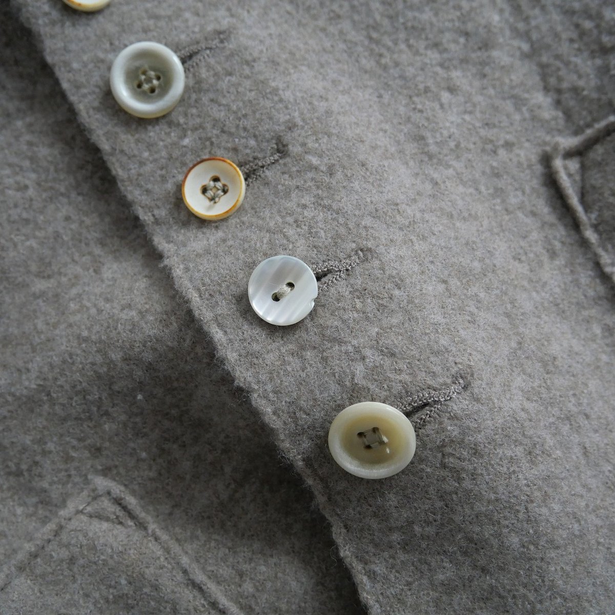 2022AW / 45R / フロート縮絨のジャケット / 71180034 / 2311-0