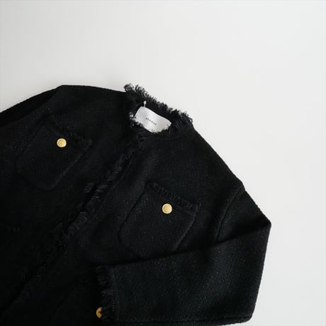 2022AW / MUSE de Deuxieme Classe購入品 / ADAWAS / KNIT TWEED ジャケット / 2511-0730