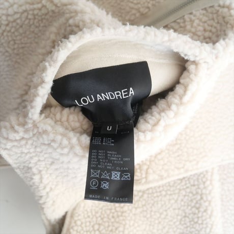 2023AW・人気完売品 / L'Appartement購入品 / LOU ANDREA / Fake Hood Coat / 23020570001130 / 2412-0635