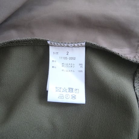 2021AW / CLANE / ARCH CUT DOUBLE CLOTH TOPS / 11105-2052 / 2408-0182