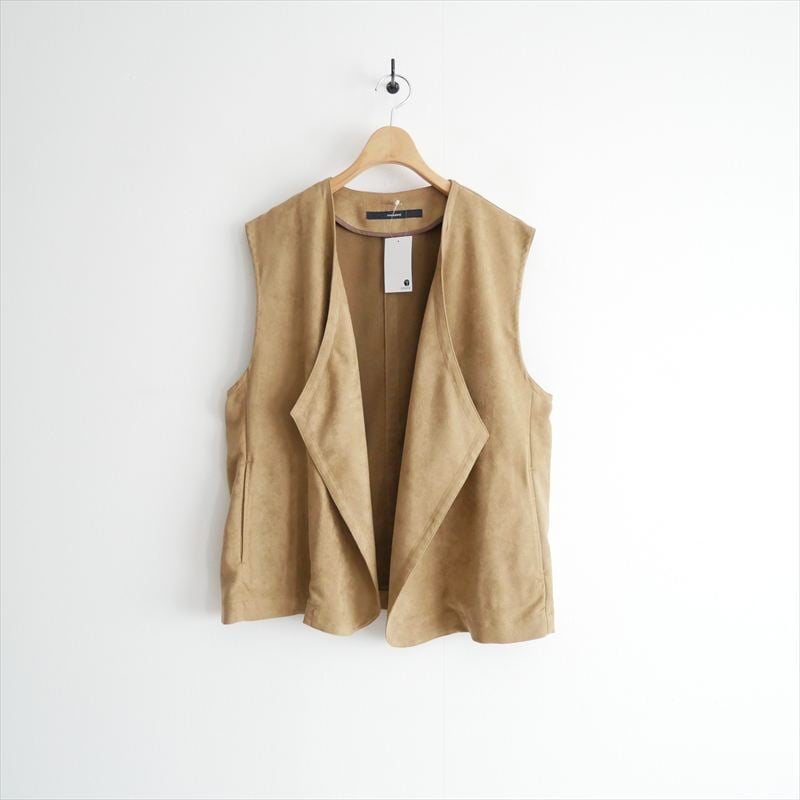 2025AW今季・人気完売色 / FRAMeWORK / フェイクスエードドレープジレ