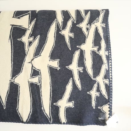 〇KLIPPAN×mina perhonen / ウールブランケット / 2503-0659