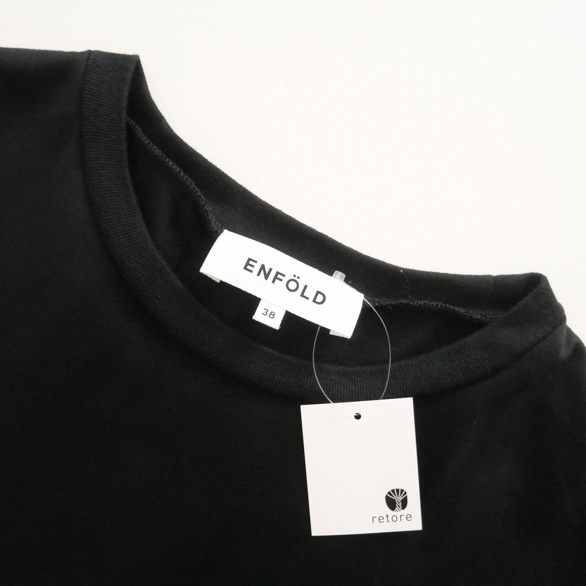2022SS / ENFOLD / シルケット天竺 コンビフレアT SHIRT / 220