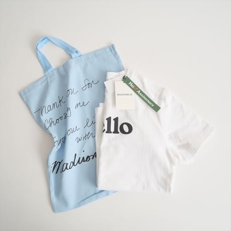 2024AW今季・人気完売品 / 未使用 / 10th限定 / MADISON BLUE / HELLO TEE PARIS Tシャツ  / MB244-7002 / 2411-0215