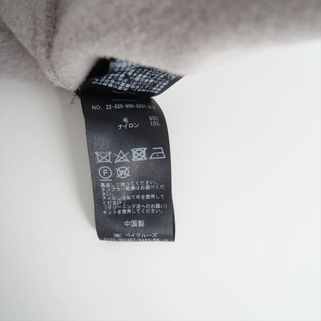 2022AW / IENA / ノンミュールジングウールリバーコート / 22020900553130 / 2412-0947