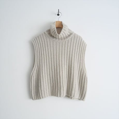 2023AW / evam eva / renew wool vest / E233K100 / 2410-1097