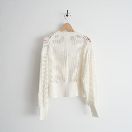 2023SS・人気完売品 / ADAM ET ROPE / パターンメッシュカーディガン / GAK03220A / 2410-0798
