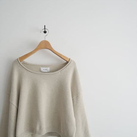 2025SS今季・人気完売色 / CLANE / ROLL NECK SHORT KNIT TOPS / 18106-2262 / 2505-0615