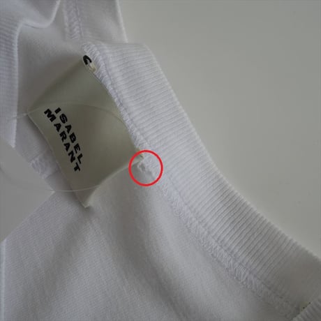 2024SS / ISABEL MARANT / Nayda Tシャツ ツイストフレンチスリーブ / TS0175FA-A1N41I / 2409-0072
