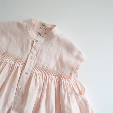 継続販売型 / Scye / Organic Linen Tucked Sleeveless Shirt / 2407-0216