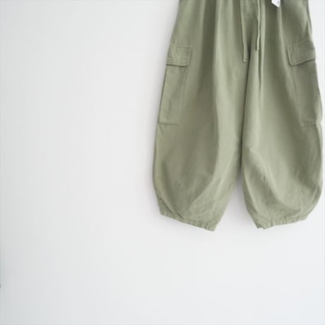 2023SS / nest Robe / コットンリネン石目 コクーンカーゴパンツ / 01231-1341 / 2508-2064