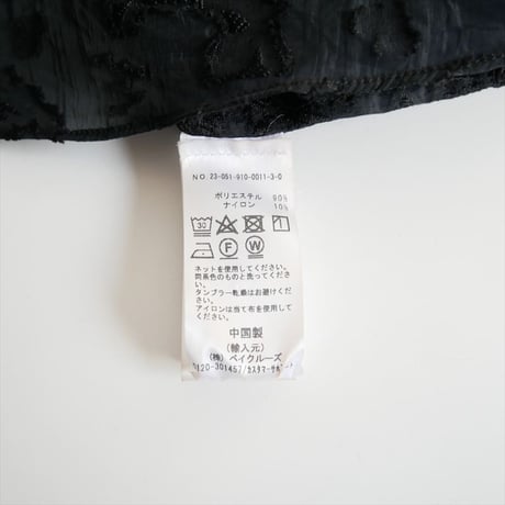 2023AW / IENA購入品 / HOFMANN / Jacquard Organza シャツ / 23051910001130 / 2512-0156
