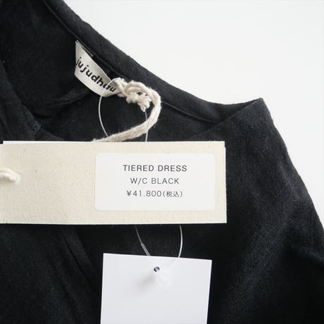 jujudhau / TIERED DRESS W/C / 2406-0039