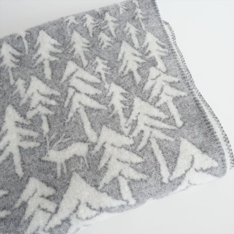 〇継続販売品 / KLIPPAN×mina perhonen / ウールブランケット / HOUSE IN THE FOREST / 北欧、暮らしの道具店購入 / 2510-1291