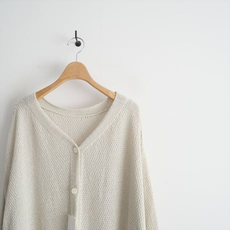 継続販売品 / FRAMeWORK / カノコ2WAY Back開きカーディガン / 23080220200010 / 2405-1418