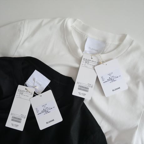 継続販売品 / 未使用 / スタイリスト佐藤佳菜子さん、Demi-Luxe BEAMSコラボ / SLOANE / コットン天竺 Tシャツ 2枚セット / 2503-0618