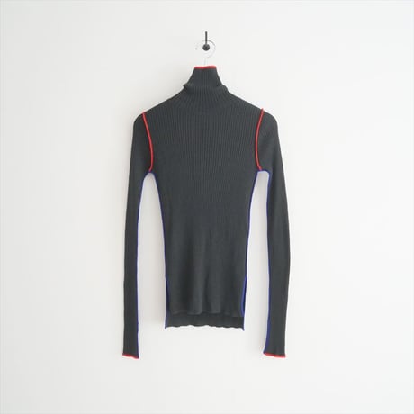 2023AW / 未使用 / nagonstans / point-color long-sleevesニット / 470GA470-1280 / 2508-0107