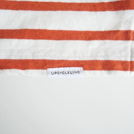 継続販売品 / UpcycleLino / BASIC 天竺ボーダーバスクTシャツ / 600232-7048 / 2404-0584