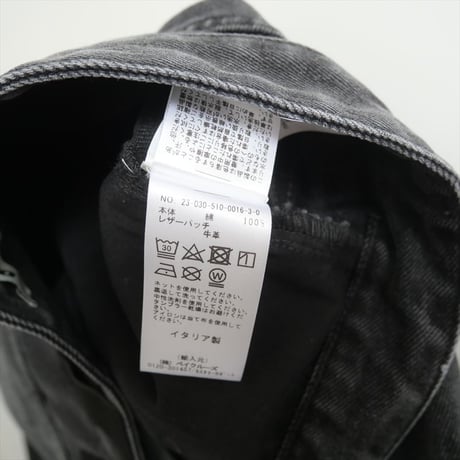 〇2023AW / DARKPARK / INES USED BLACK / 23030510001630 / 2503-0050