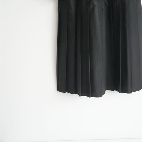 2023 / 未使用 / GALERIE VIE / コットンシルクパラシュート プリーツシャツワンピース / 23063406015 / 2501-0839