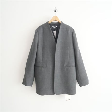2022AW / 未使用 / R'IAM / Plage / ノーカラー コートジャケット / 22010922603040 / 2407-1204